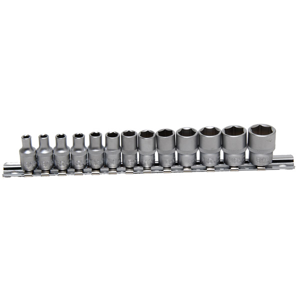 Laser 2196 Sternschlüsseleinsätze-Set – 12-teilig, 1/4", 3/8" & 1/2" Antrieb, Von T10 Bis T60